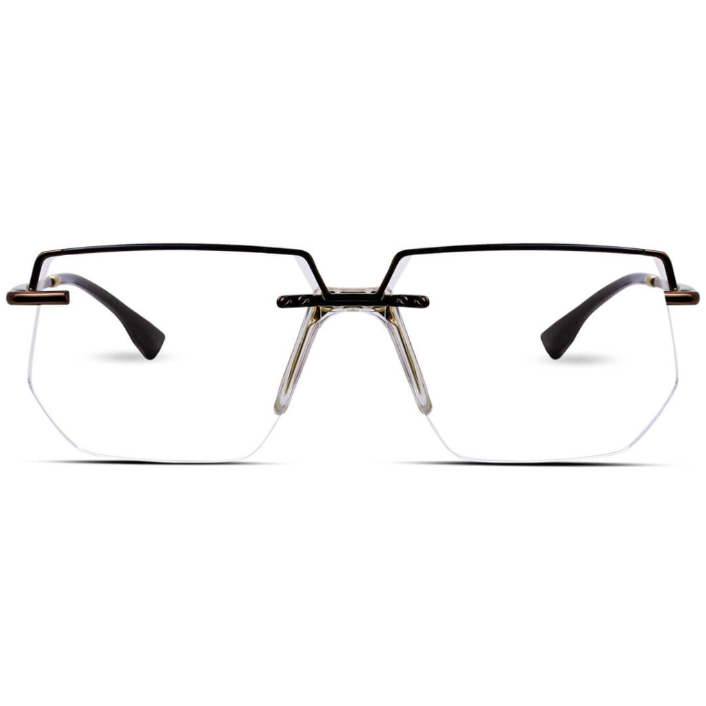 Rimless glasses